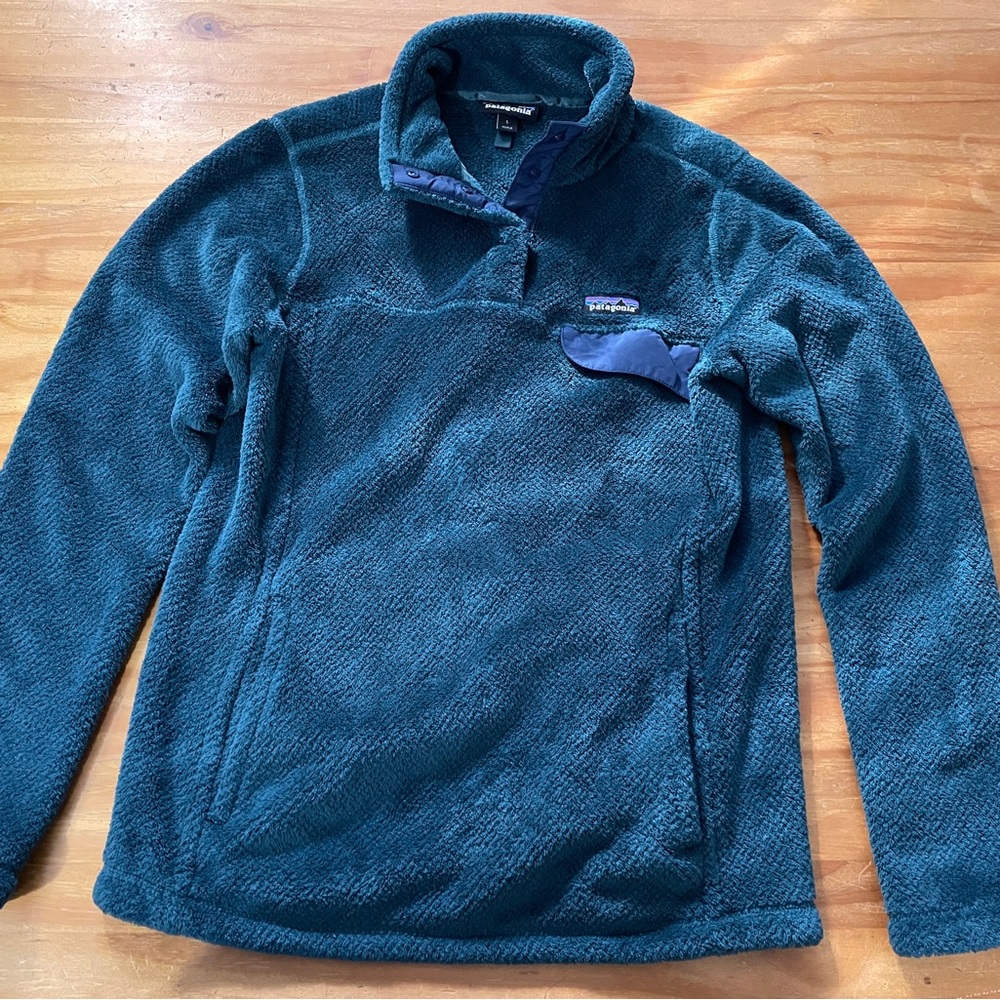 Patagonia Deep Teal Fleece Jacket